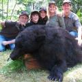 Matts family with his big Bear